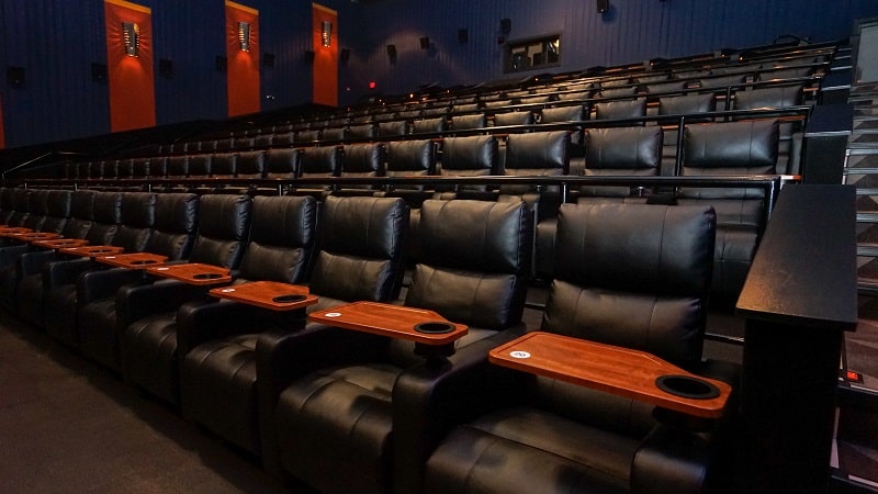 interior movie theater recliner seats 