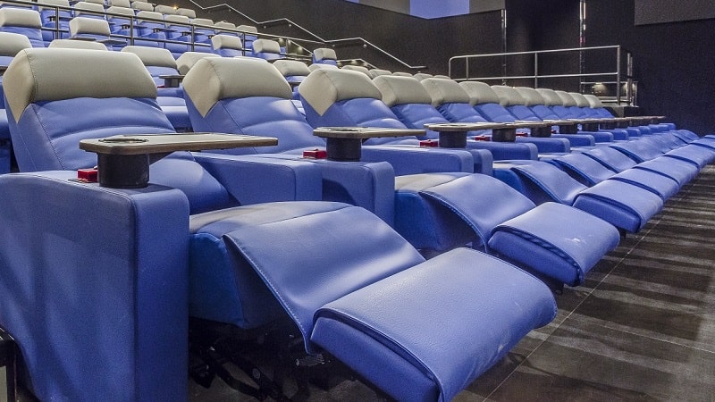 interior movie theater recliner seats 